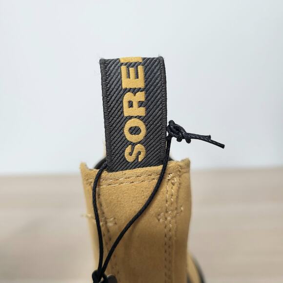 Sorel Hi-Line Chelsea Waterproof Suede Lightweight Boots Tan NWT Booties 8.5 - Picture 9 of 13